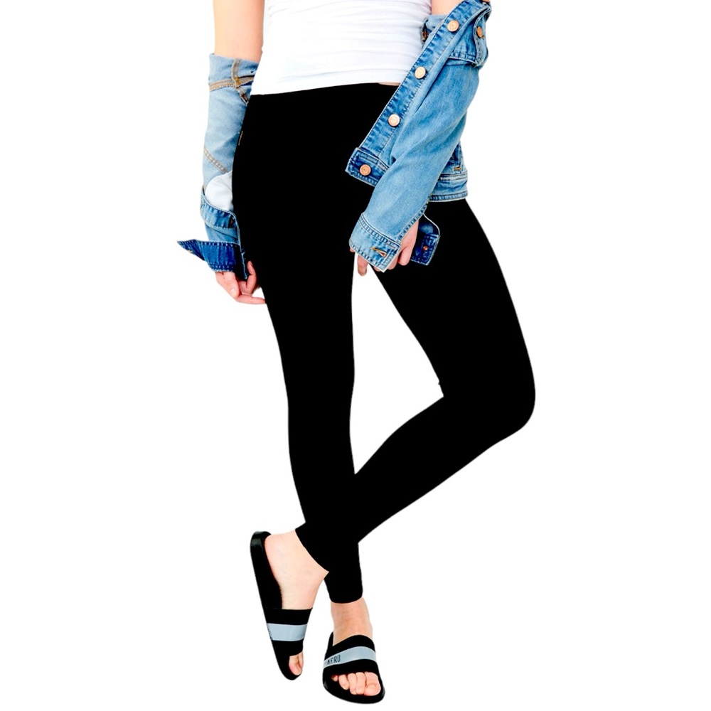 NWT Aeropostale Mid-Rise Perfect Black Leggings Large